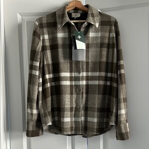 Plaid Button-Up Shirt